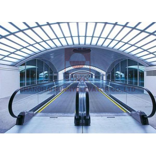 Quality Auto Moving Walkway 0° Shopping Mall Conveyor Belt With VVVF Control Device wholesale