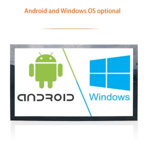 55" 4K Ultra Slim LCD Display TNI Panel IP65 Outdoor All Weatherproof Media