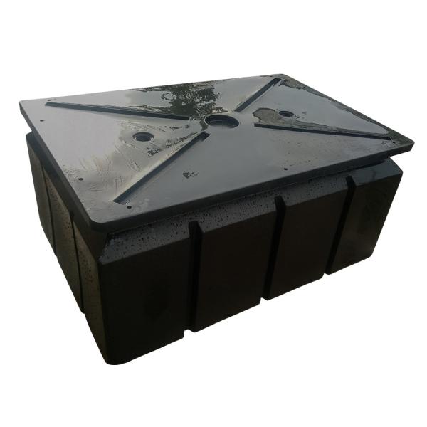 High Buoyancy LLDPE Floatation Plastic Floats For Marine Aluminum Floating Dock