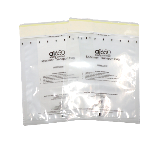 LDPE Medical Disposable Leak Proof Biohazard Specimen Bag For Lab