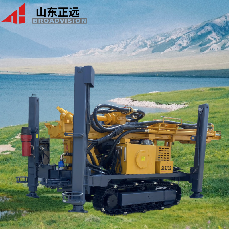 330-meter high-efficiency energy-saving professional crawler-type water well