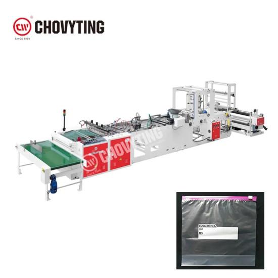 Quality ISO PE PP CPP hot side seal Zip Lock Bag Making Machine 120PCS/Min wholesale
