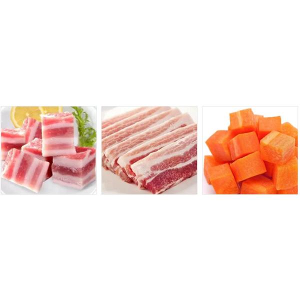 Food Beverage Shops Automatic Meat Beef Chicken Fillet Cube Cutting Machine