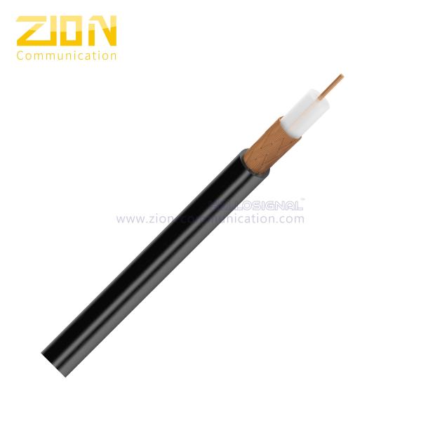 Quality RG59 Micro Coaxial Cable Stranded Copper Conductor with 95% CCA Braid PVC Jacket wholesale