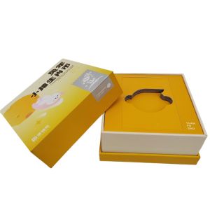 Yellow Custom Rigid Boxes Packaging Environmental Friendly For Wireless