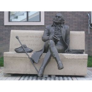 Cheap western style bronze man sculpture for sale