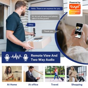 Tuya Smart Door Lock with 3D Facial Recognition and WiFi