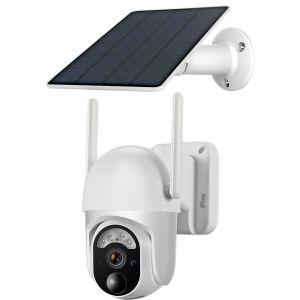 3MP Wireless Solar Security Cameras 4X Digital Zoom Smart PIR Detection Solar IP