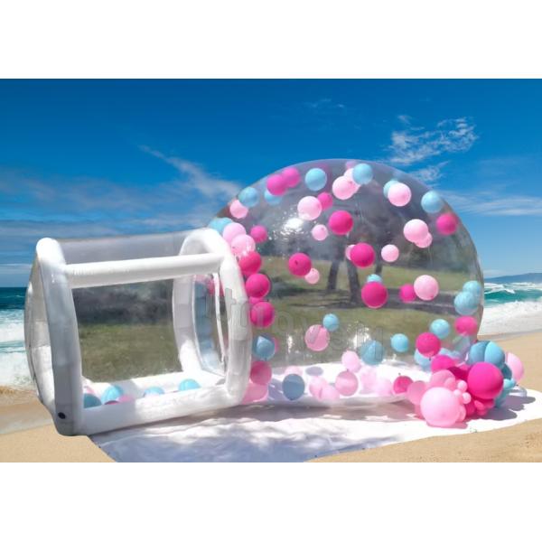 Clear Transparent Tent Inflatable Dome Bubble House for Balloons Flying Inside PVC
