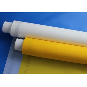 Plain Weave Screen Printing Mesh 10T - 165T Long Life For Ceramic Printing