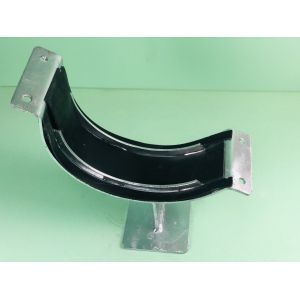 Galvanized Carbon Steel Pipe Clamps With Two Outer Retaining Rings