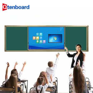 Qtenboard 65 Inch Display Interactive White Board 20 Points IR Multi Touch LCD