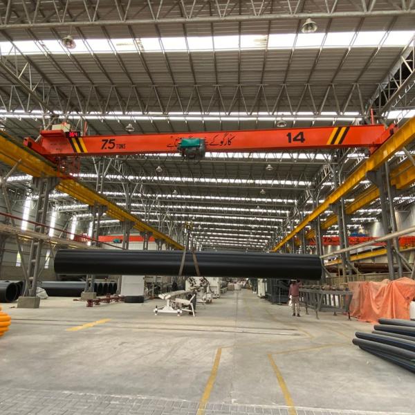 Quality Electric Traveling Single Girder Overhead Cranes Capacity 7.5m Span 20m Lifting Height 6m wholesale