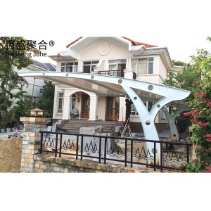 PVDF/PTFE Sail Finishing Steel Structure 10x20 Metal Garage Canopy