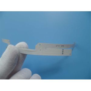 Double-sided flexible PCBs White coverlay Flex PCBs Cable Polyimide PCBs with