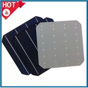 China Hottest 6inch mono solar cell 3BB / 4BB, high efficiency mono-crystalline silicon solar cells cheap price on sale