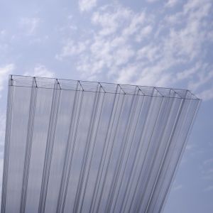 Four Wall Polycarbonate Sheet 16mm-32mm PC Hollow Sheet For Partition Board