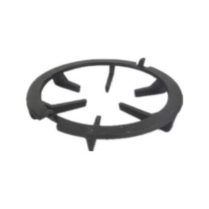 Round Four-Stand Black Cast Iron Frame Supports Pan