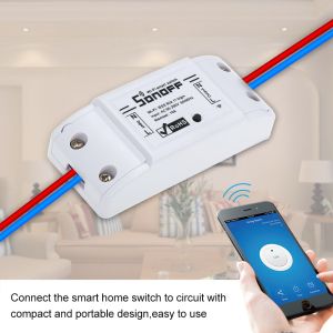 Sonoff Basic 10a/2200w Smart Home Automation Wifi Switch Remote Wireless Timer