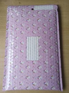 Cheap 200x260mm #D1 Metallic Bubble Mailing Envelopes , Full Colors Printing Bubble Wrap Packing Envelopes for sale