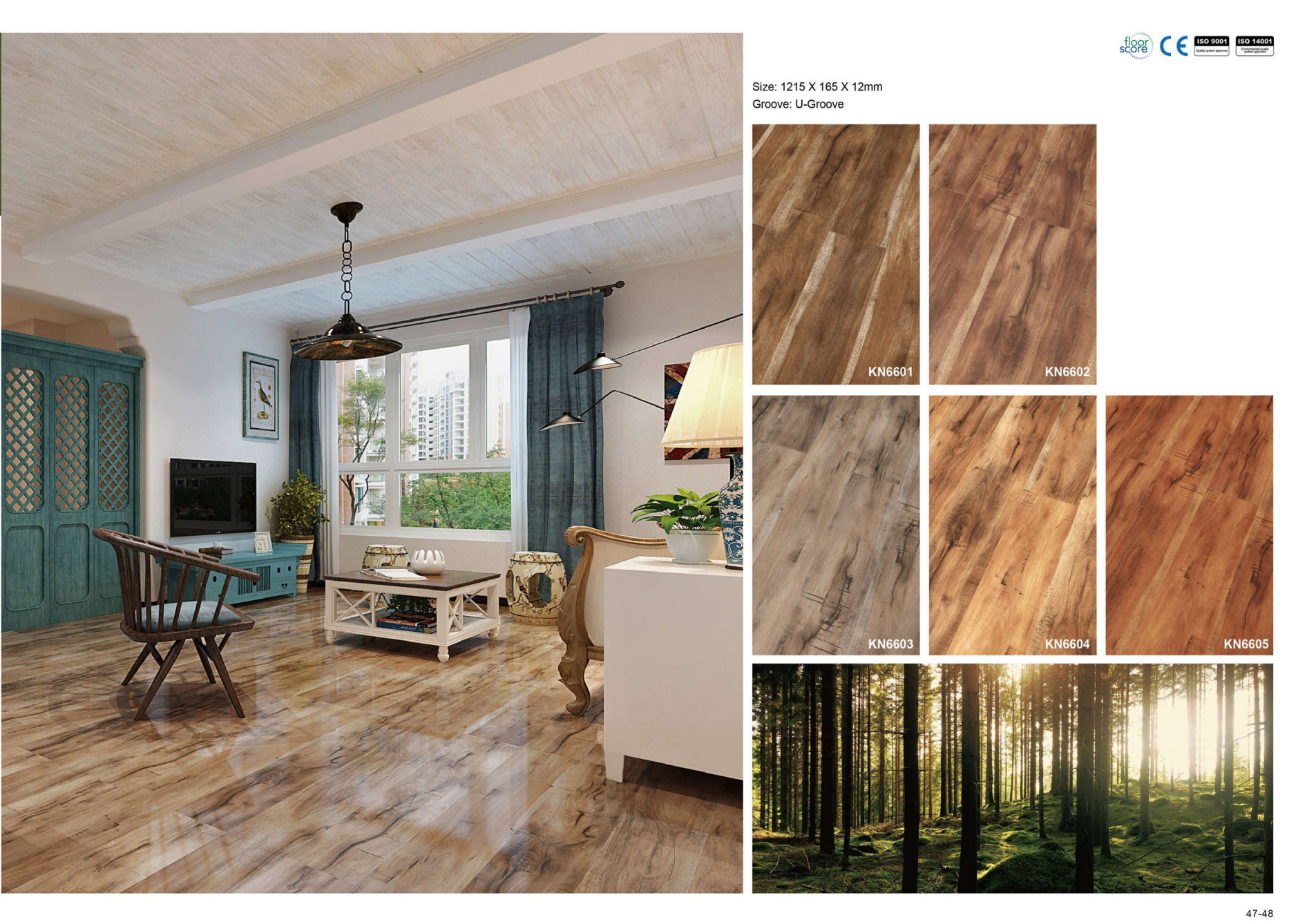 Customized Hdf Laminater Flooring Engineered Solid Wood Flooring