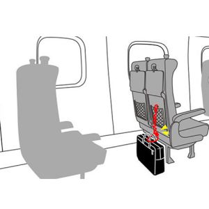 Laptop Security Anti Theft Cable Lock With Spring Spiral Lanyard Tether