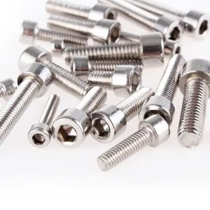 1.0mm Thread Pitch Silver Hex Head Bolts For Transportation Equipment