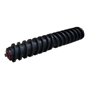 Heavy-duty spiral roller prevents material buildup and extends belt life for