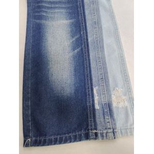 Cotton Polyester Rayon Denim Fabric With 180cm Full Width 9.6oz For Lady Jeans