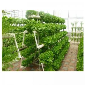 China Hydroponic System Indoor Garden Tower With LED / Fluorescent / HID Lighting on sale