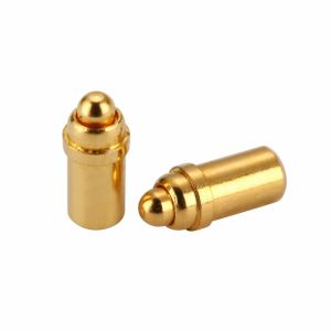Custom Battery Brass Pogo Pin H7.2 Through Hole Pin Connector Spring Loaded