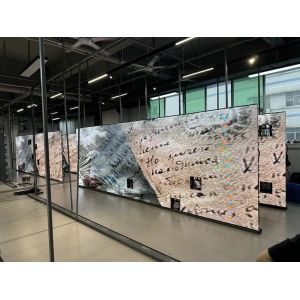 P10 Stadium Perimeter Full Color LED Display 3000Hz 1R1G1B 320x160mm