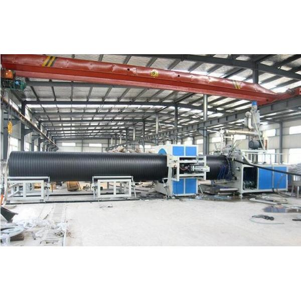 Quality Carbon Spiral Reinforcing Plastic Pipe Extrusion Line , Pe Pipe Machine wholesale