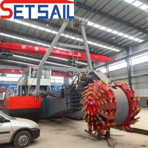 8m-20m Dredging Depth Hydraulic Cutter Head Wheel Bucket Dredger with Concentrat