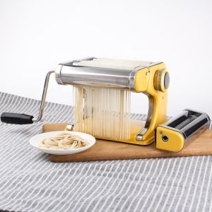 SS Shule Pasta Maker 150mm Hand Operated Dough Noodle 21*17*16.2cm