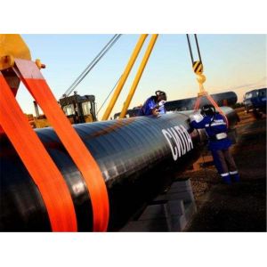 Oil Pipeline Flat Polyester Webbing Sling Heavy Duty Tuv Ce Gs Approved