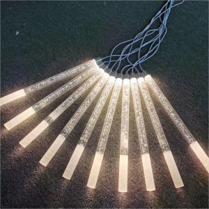 String Tube Pendant Crystal Chandelier Light For Living Room Dining Event Stage