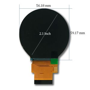 2.1" TFT SPI RGB IPS LCD Display 480x480 Pixel Circular