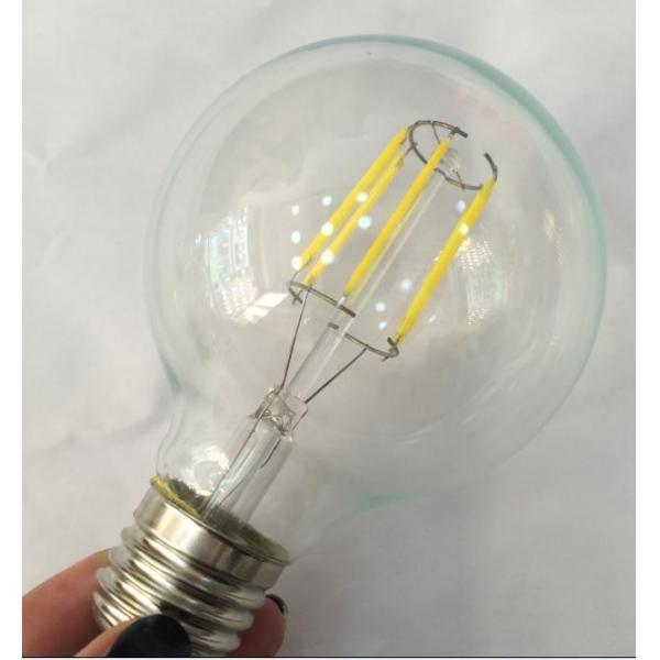 G80 LED Filament Edison Glass Bulbs light Dimmable E14/E26/E27/B22,4W/6W/8W,110v