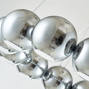 Round sphere led chandelier for living room bedroom table dining room hanging