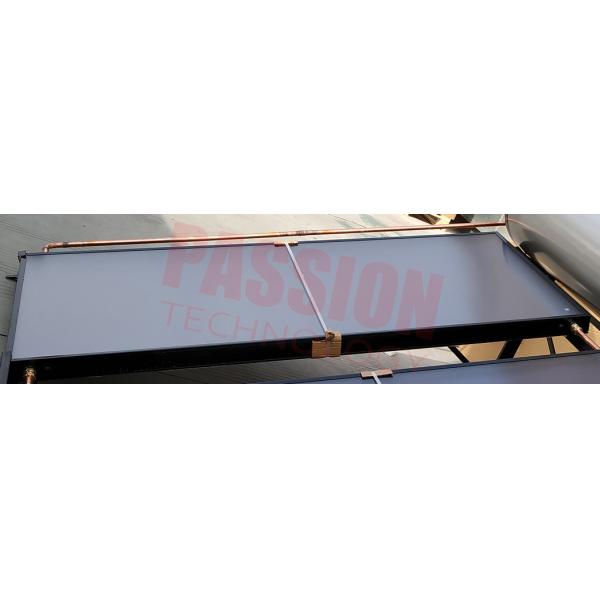 High Performance Swimming Pool Flat Plate Solar Collector Blue Coating All Copper