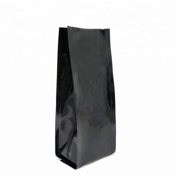 Heat Seal Side Gusset Open Top Sealable Confectionery Bags Stand-Up Containers Aluminum Foil Wrapped bag with valve