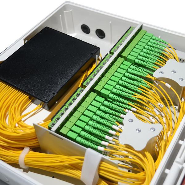 1x64 PLC Splitter IP65 Fiber Optic Termination Box