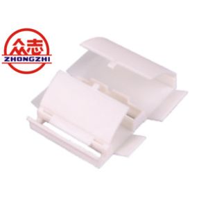 China Custom PBT Automotive Plastic Parts / White Wire Harness Protector on sale