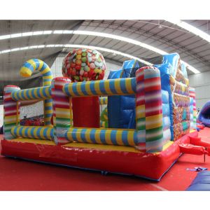 Custom Logo Printed Commercial Bounce Playhouse Giant Inflatable Castle Games