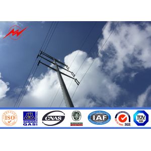 polygonal or conicla high voltage Steel Utility Pole for power Equipment