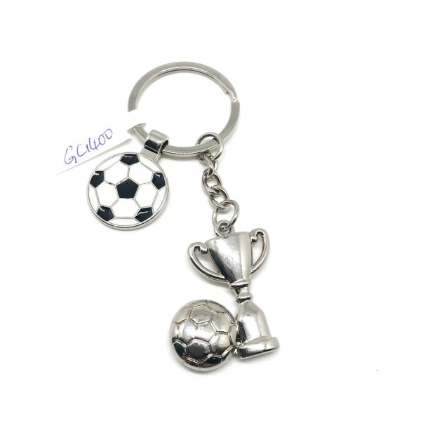 Assorted Bone Shape Metal Keychain Eco Friendly Trendy Embellished Key Holder