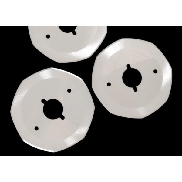 Quality Octagonal Ceramic Circular Blade 68 HRC 0.01mm For Slitting Machine wholesale