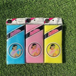 Roll Exfoliating Bath Towel Japanese Scrubber Cloth 60% Nylon 40% Polyester for