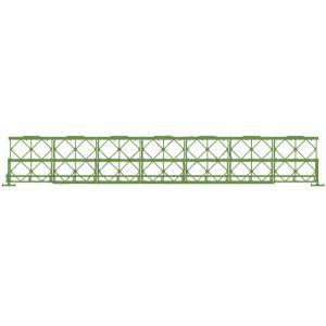 Ot Dip Galvanized Green Temporary Bailey Bridge Q345B-Q460 Grade Steel